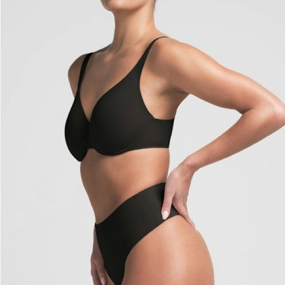 SKIMS SMOOTHING INTIMATES UNLINED MINIMIZER BRA IN ONYX 34DDD 36D - Picture 2 of 6